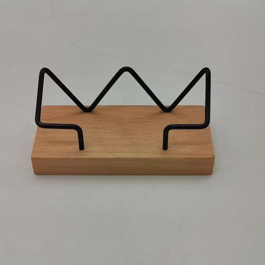 Business Card Holder Organizer Office Desk Display Stand Memo Counter Accessories Tabletop Shelf Home Wooden Card Holder Storage