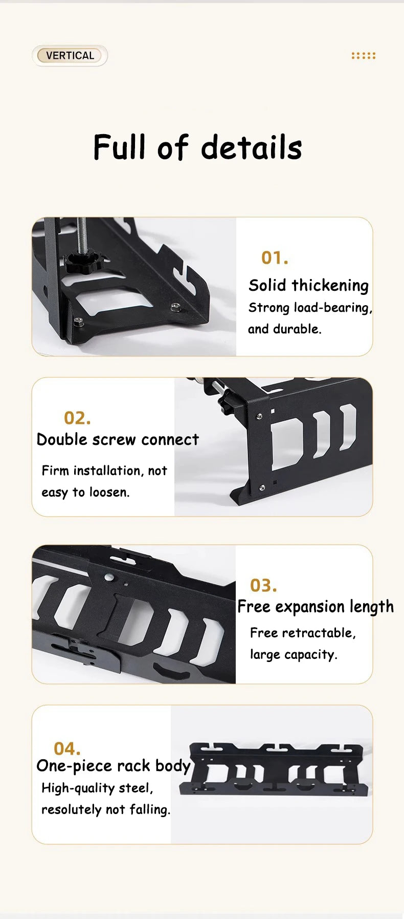 Telescopic Under Table Storage Rack Metal Cable Management Tray Home Office Desk Wire Organizer No Punching Storage Accessories