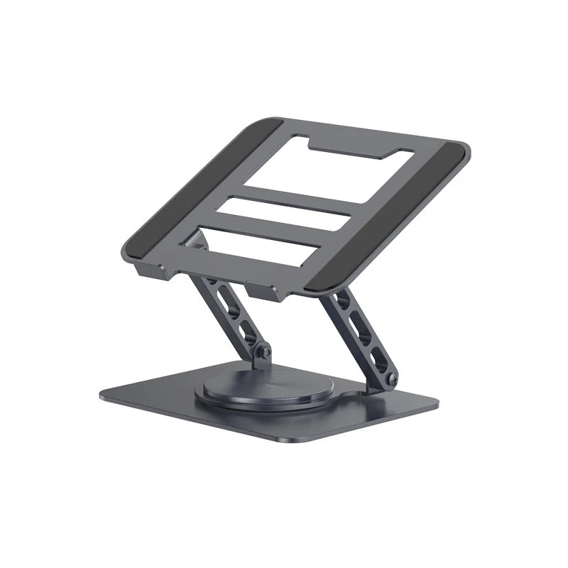 360 Rotating Aluminum Alloy Adjustable Desk Laptop Stand for Macbook Air Pro Foldable Soporte Notebook Desktop Holder Accessory