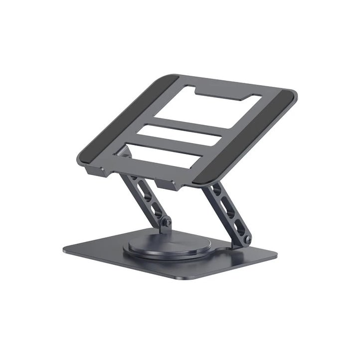 360 Rotating Aluminum Alloy Adjustable Desk Laptop Stand for Macbook Air Pro Foldable Soporte Notebook Desktop Holder Accessory